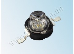 Сверхъяркий светодиод LED 1W Green with lens